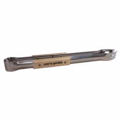 COOKIN GARDEN Pince barbecue Essentiel - Allume tout flexible - Manche en bois et inox