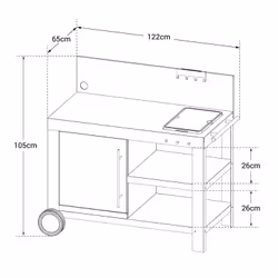 Happy Garden WT018T accessoire de barbecue / grill - Vue supplémentaire 4