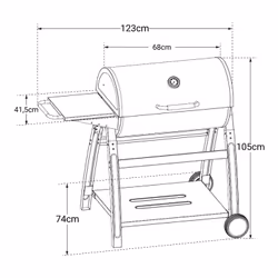 Happy Garden CH527T barbecue et grill - Vue supplémentaire 4
