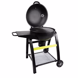 Cook'in Garden TONINO 60 Barbecue Chariot Charbon de bois (combustible) Noir