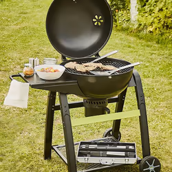 Cook'in Garden TONINO 60 Barbecue Chariot Charbon de bois (combustible) Noir