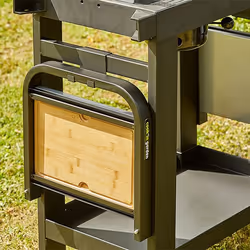 Cook'in Garden EASY 60 Barbecue Chariot Charbon de bois (combustible) Noir - Vue supplémentaire 16