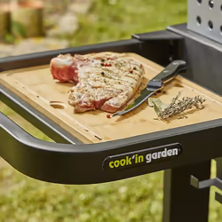 Cook'in Garden EASY 60 Barbecue Chariot Charbon de bois (combustible) Noir - Vue supplémentaire 4