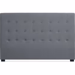 Tête de lit Luxor 180cm Tissu Gris