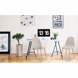 Lot de 4 chaises scandinaves Gao Tissu Beige