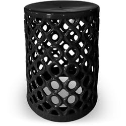 Les Tendances - Pouf en céramique Shyshou Noir