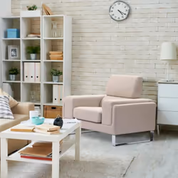Fauteuil Barth Tissu Beige