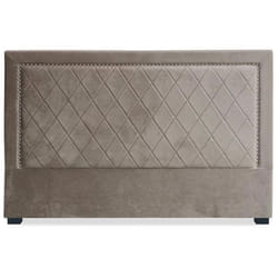 Tête de lit Meghan 180cm Velours Taupe