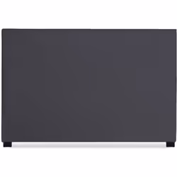 Tête de lit Diam 180cm Tissu Gris Foncé