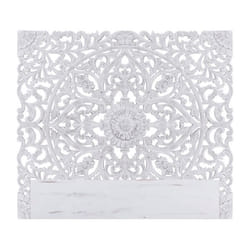 MENZZO Tête de lit Serena 160cm Bois Blanc - Bois L160 x P35 x H140 cm
