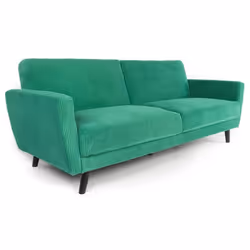 Canapé convertible clic-clac Refresha Velours Vert