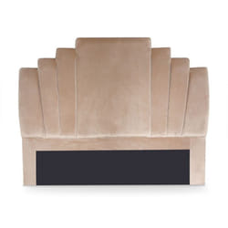 Tête de lit Arena 140 cm Velours Taupe