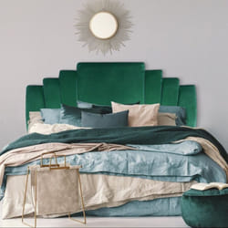 Tête de lit Arena 180 cm Velours Vert
