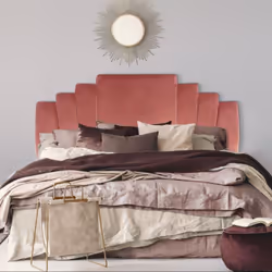 Tête de lit Arena 180 cm Velours Rose