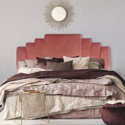 Tête de lit Arena 180 cm Velours Rose