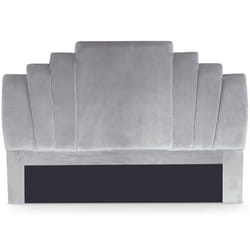 Tête de lit Arena 180 cm Velours Argent
