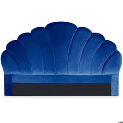 Tête de lit Mermaid 180 cm Velours Bleu