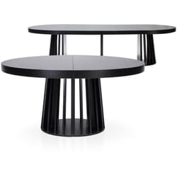 Table ovale extensible Eliza Noir