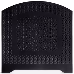 Tête de lit style oriental bois sculpté Agraba 120cm Noir