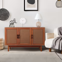 Un buffet chic pour un intérieur chaleureux et bien rangé Coloris BOIS Apportez une touche d'élégance naturelle à votre intér ...