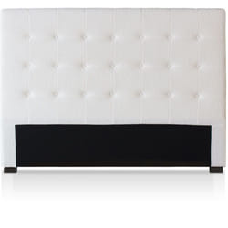 Tête de lit capitonnée Luxor 160cm Tissu bouclette Crème