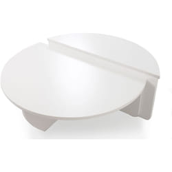 Set de 2 tables basses design Glowik Blanc mat