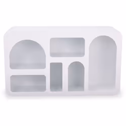 Buffet Navalor L130cm design arches style troglodyte Blanc