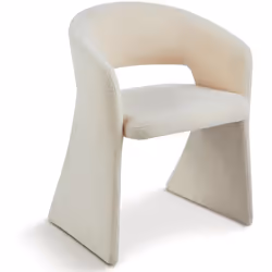 Un lot de 6 chaises au design sculptural et au confort absolu Coloris CRÈME Laissez-vous séduire par le charme unique des cha ...