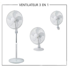 Ventilateur - OPTEX - Colonne 45 cm - 3 vitesses - 3 modes - Anti bruit