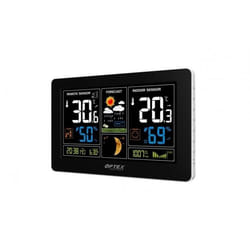 Station météo - OPTEX - 990043 - Couleur - Rechargeable USB - Intérieur