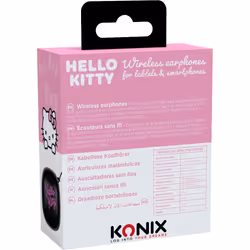 Konix Hello Kitty Casque Sans fil Ecouteurs Appels/Musique Bluetooth Rose, Blanc