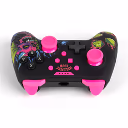Konix 10009000011 accessoire de jeux vidéo Noir, Rose Manette de jeu Nintendo Switch