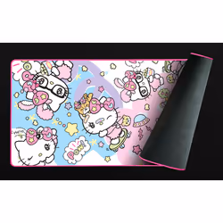 Konix Pony Tapis de souris de jeu Multicolore