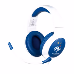 Konix Casque Gaming 2024 - FFF, Avec fil, Jouer, 20 - 20000 Hz, Casque, Bleu, Blanc