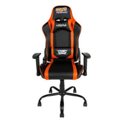 Konix Naruto Premium Gaming Chair Siège de jeu sur PC Siège rembourré Noir, Orange
