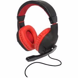 Konix Drakkar, Avec fil, Jouer, 20 - 20000 Hz, Casque, Noir, Rouge