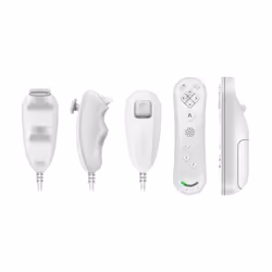 Konix 3328170258449 accessoire de jeux vidéo Blanc Contrôleur de mouvement Analogique/Numérique Nintendo Wii U, Wii