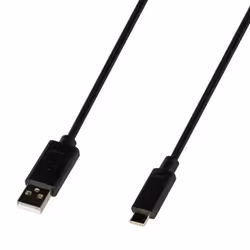 Konix 61881100047, 2 m, USB A, USB C, USB 3.2 Gen 1 (3.1 Gen 1), Mâle/Mâle, Noir