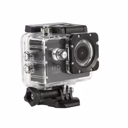 Caméra sportive KONIX Full HD avec accessoires - Noir - 1080p - 12 mégapixels - Carte micro SD jusquà 32 Go