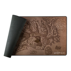 Konix Arnafelds Tapis de souris de jeu Beige, Noir, Marron