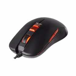 Konix Ambi TYR Drakkar, Ambidextre, Optique, USB Type-A, 2500 DPI, Noir, Rouge