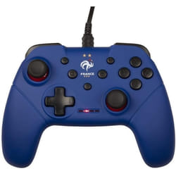 Konix FFF Noir, Bleu USB Manette de jeu Analogique/Numérique Nintendo Switch, PC