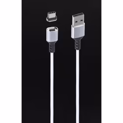 Konix 3328170282123 câble USB 3 m USB A USB C Blanc