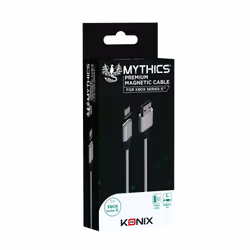 Konix Câble de charge magnétique blanc - Mythics