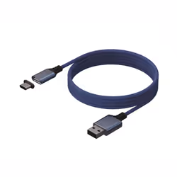 Konix Câble de charge magnétique bleu - Mythics