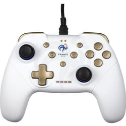 Konix FFF Or, Blanc USB Manette de jeu Analogique/Numérique Nintendo Switch, PC
