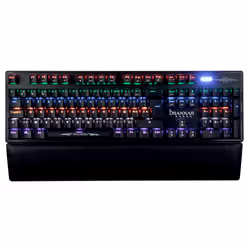 Konix Drakkar Helheim, Taille réelle (100 %), USB, Clavier mécanique, AZERTY, Noir