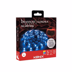 Konix Aurora, Ruban lumineux universel, Intérieure, Ambiance, Multicolore, USB, 3000 mm