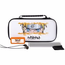 Konix Naruto, Boîtier robuste, Nintendo, Blanc, EVA (Acétate de vinyle d'éthylène), Nintendo Switch, Fermeture éclair