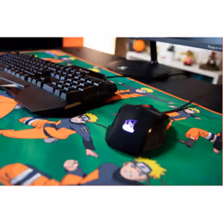 Konix Naruto KX MOUSEPAD XXL GREEN Tapis de souris de jeu Multicolore - Vue supplémentaire 5